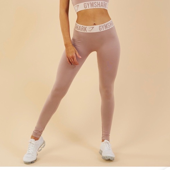 Gymshark Fitted Leggings in Color Taupe - Picture 2 of 5